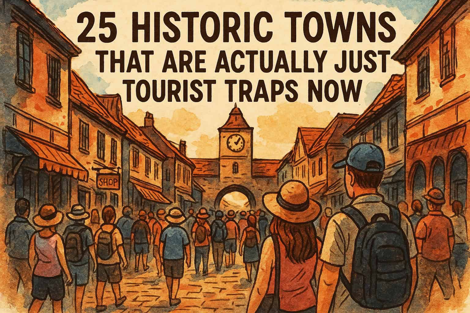 25 Historic Towns That Are Actually Just Tourist Traps Now