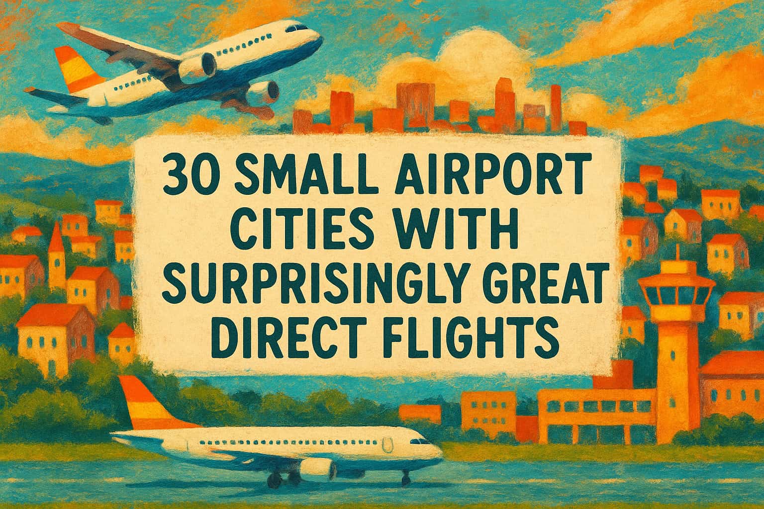 30 Small Airport Cities With Surprisingly Great Direct Flights