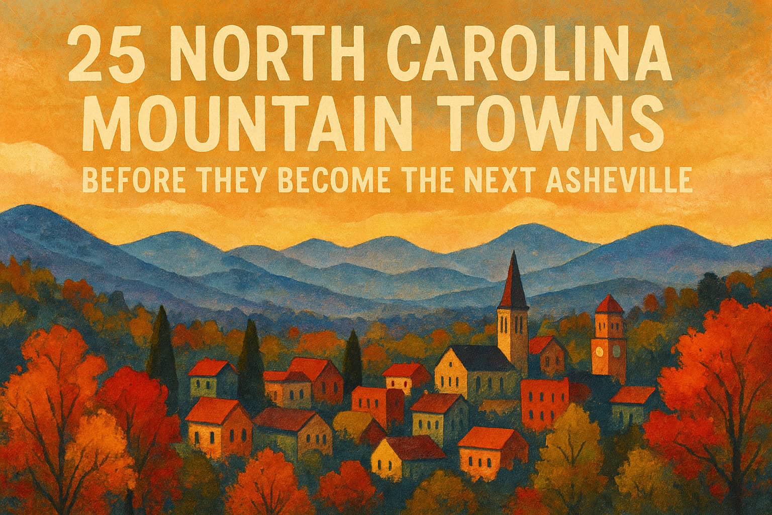 25 North Carolina Mountain Towns Before They Become the Next Asheville
