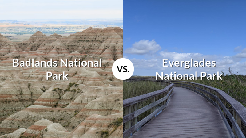 Badlands National Park vs Everglades National Park