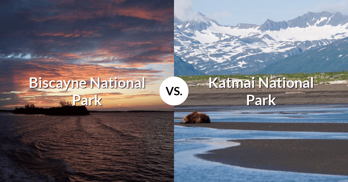 Biscayne National Park vs Katmai National Park & Preserve