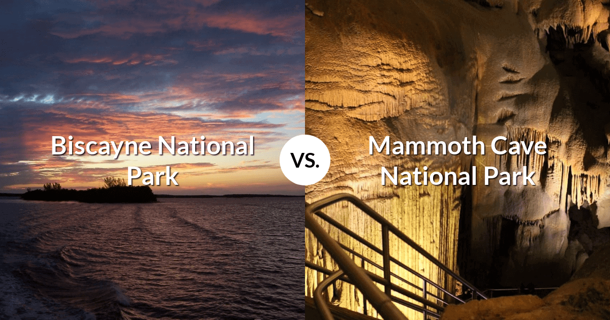 Biscayne National Park vs Mammoth Cave National Park