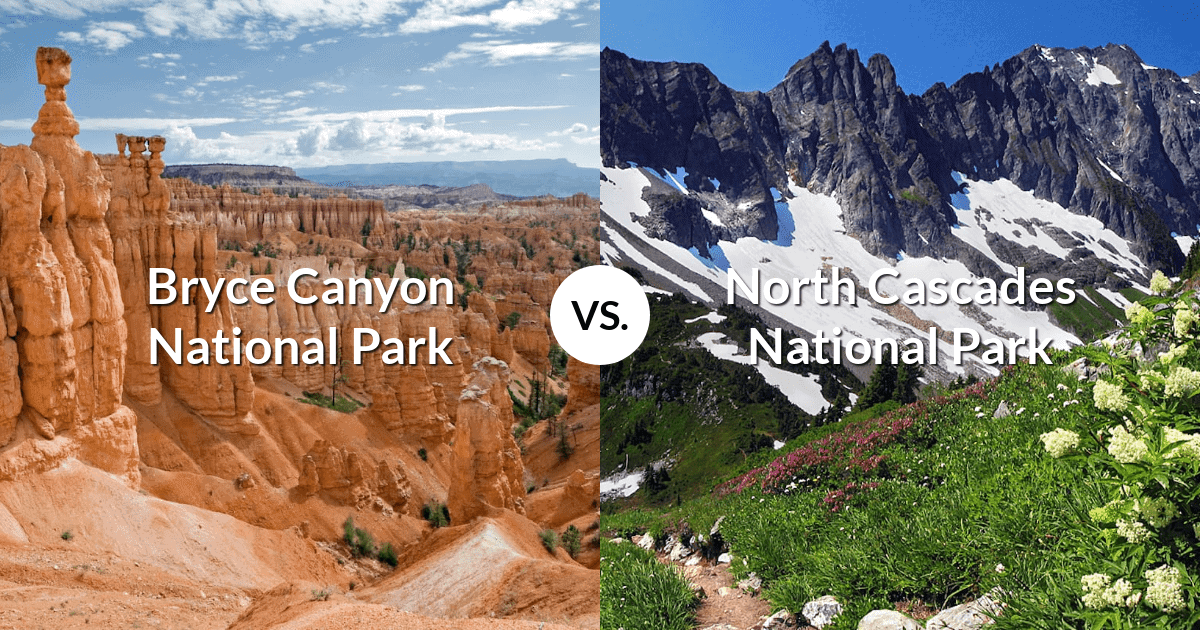 Bryce Canyon National Park vs North Cascades National Park