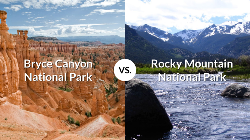 Bryce Canyon National Park vs Rocky Mountain National Park