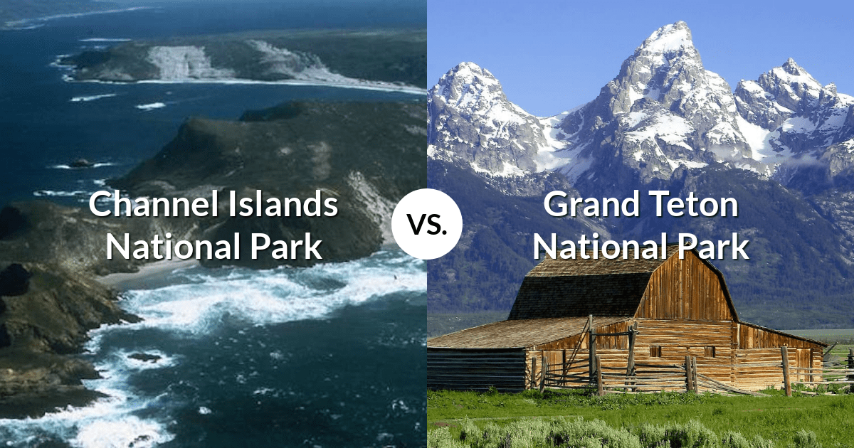 Channel Islands National Park vs Grand Teton National Park