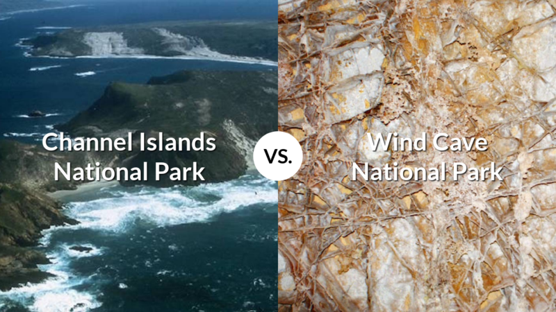 Channel Islands National Park vs Wind Cave National Park