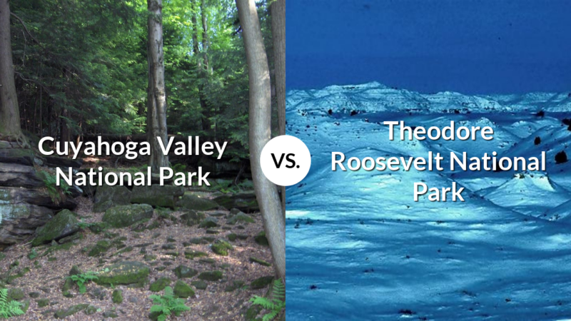 Cuyahoga Valley National Park vs Theodore Roosevelt National Park