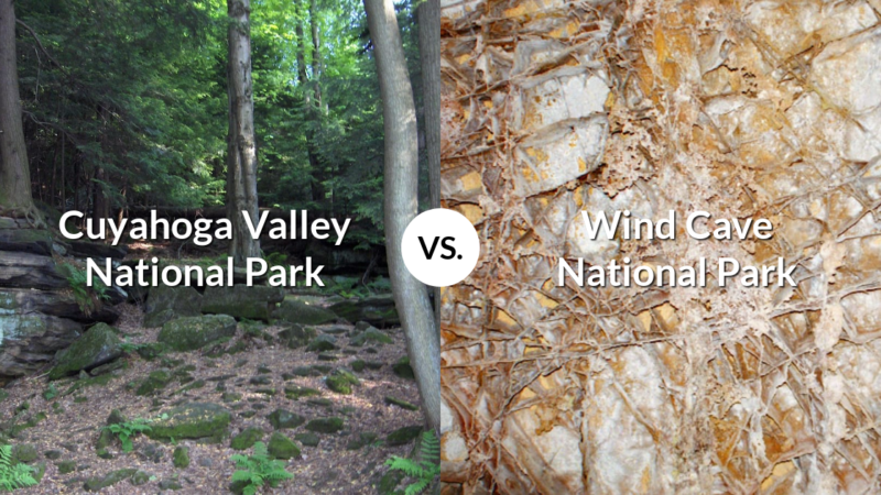 Cuyahoga Valley National Park vs Wind Cave National Park