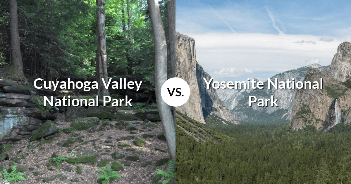 Cuyahoga Valley National Park vs Yosemite National Park