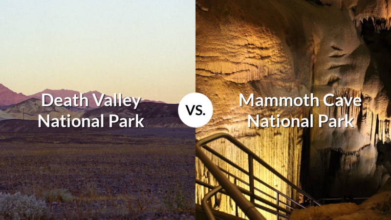 Death Valley National Park vs Mammoth Cave National Park