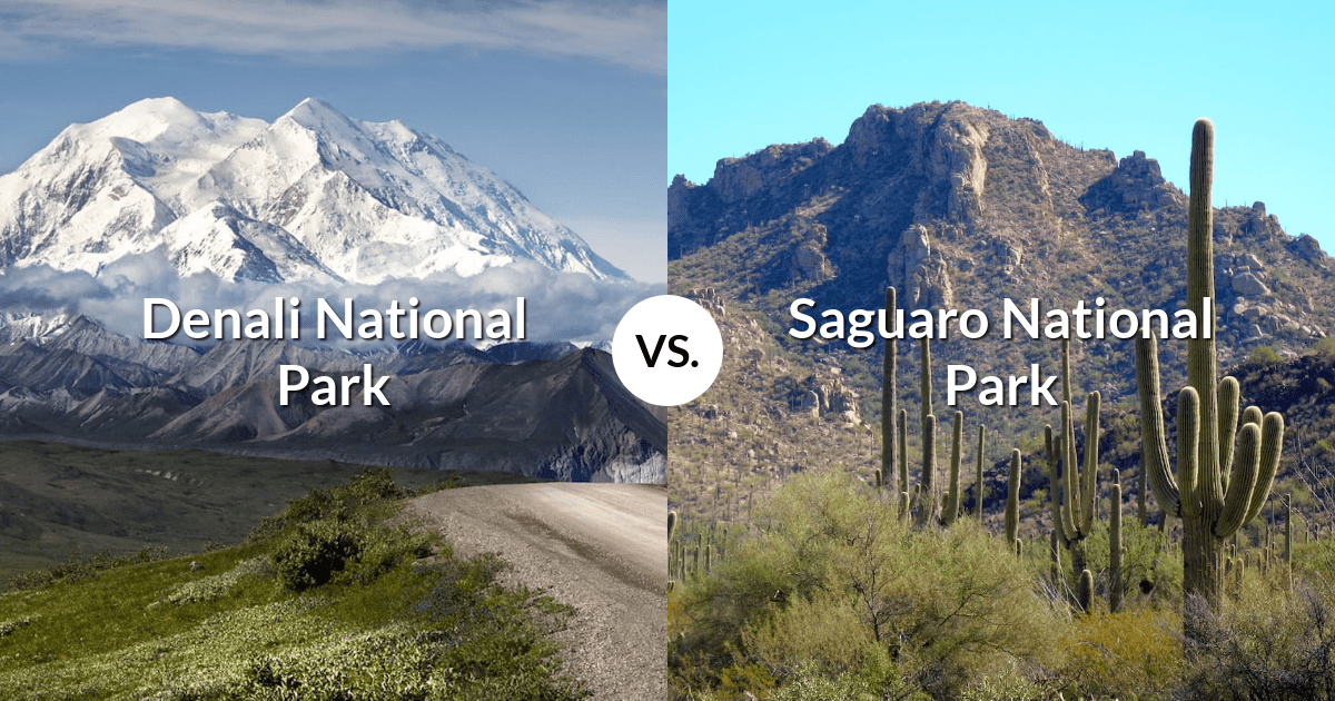 Denali National Park & Preserve vs Saguaro National Park