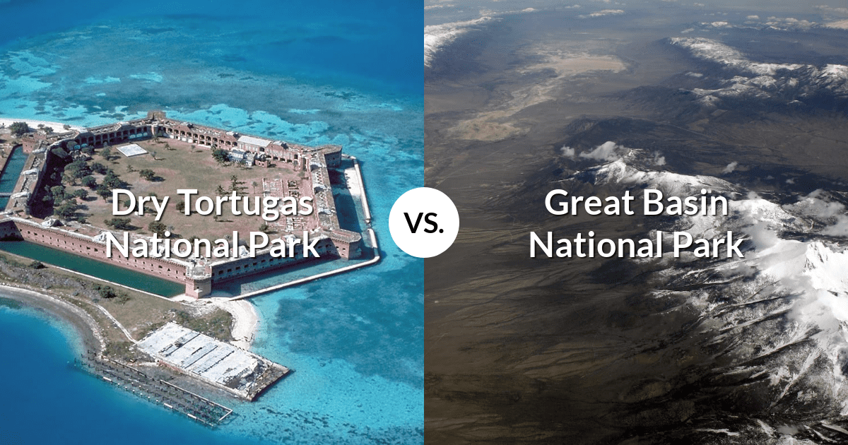 Dry Tortugas National Park vs Great Basin National Park