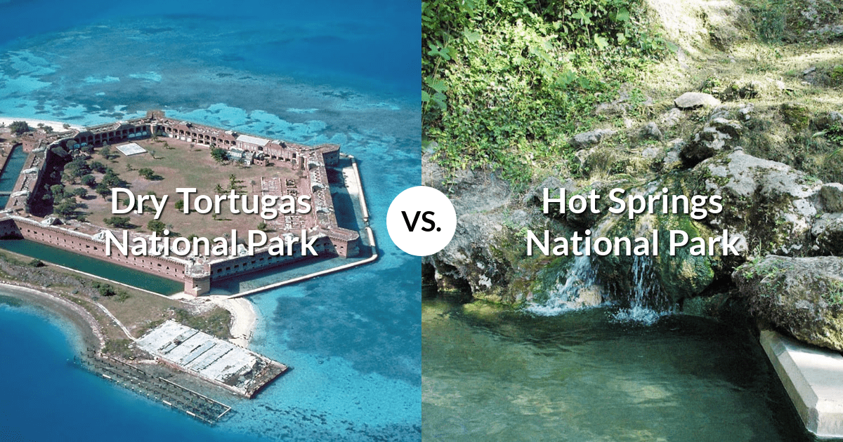 Dry Tortugas National Park vs Hot Springs National Park