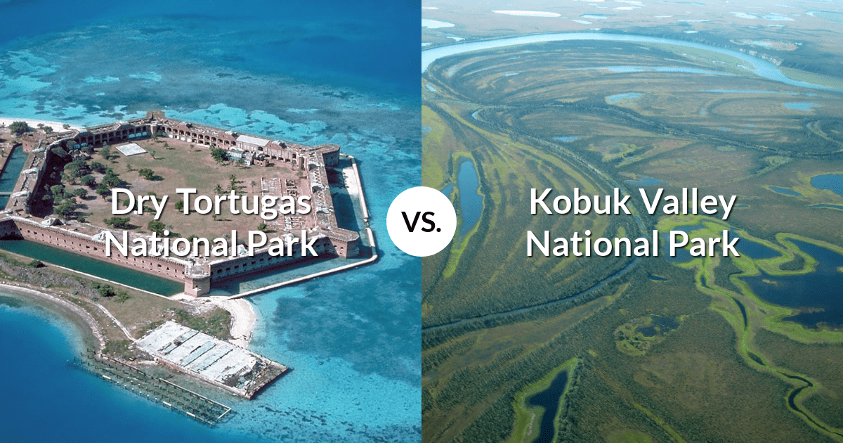 Dry Tortugas National Park vs Kobuk Valley National Park