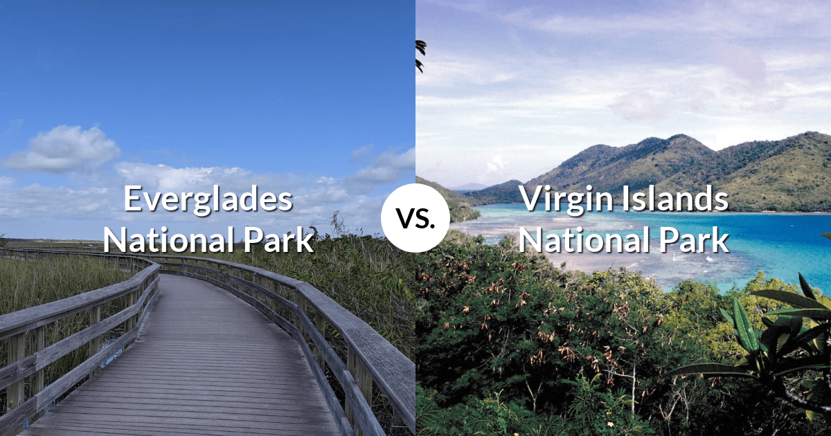 Everglades National Park vs Virgin Islands National Park