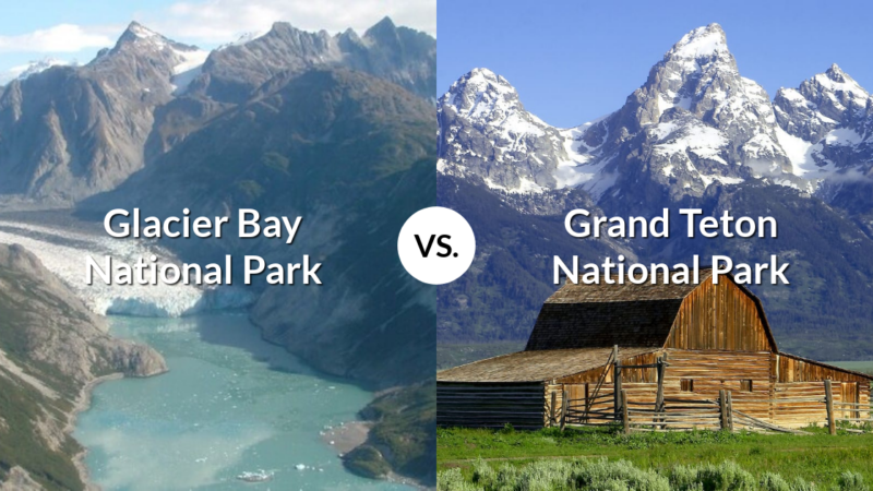 Glacier Bay National Park & Preserve vs Grand Teton National Park