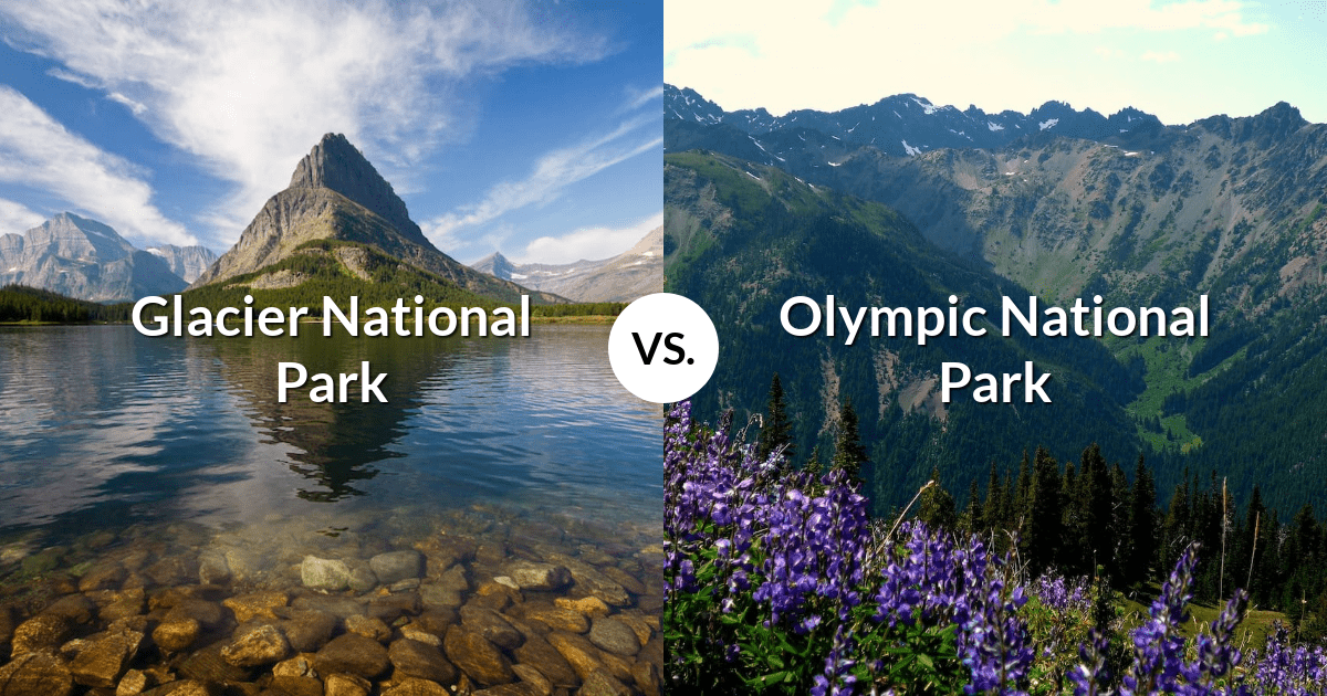 Glacier National Park vs Olympic National Park