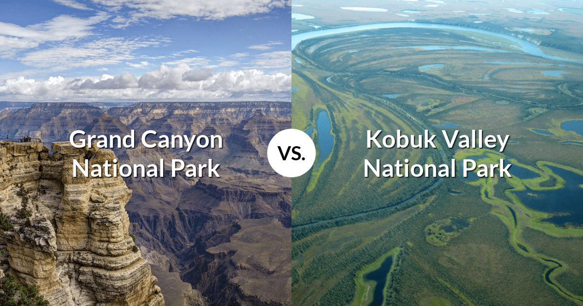 Grand Canyon National Park vs Kobuk Valley National Park