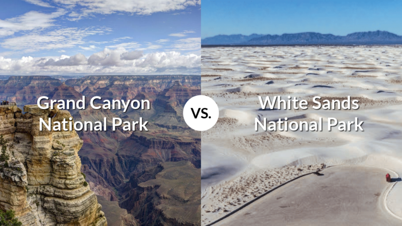 Grand Canyon National Park vs White Sands National Park