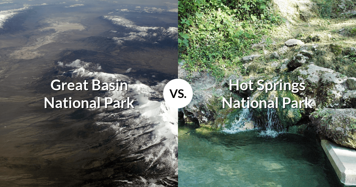 Great Basin National Park vs Hot Springs National Park