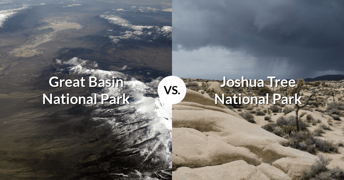 Great Basin National Park vs Joshua Tree National Park