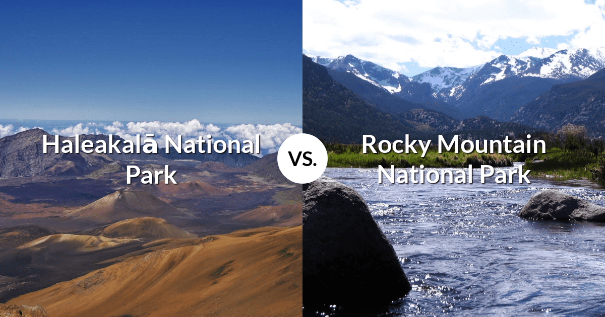 Haleakalā National Park vs Rocky Mountain National Park