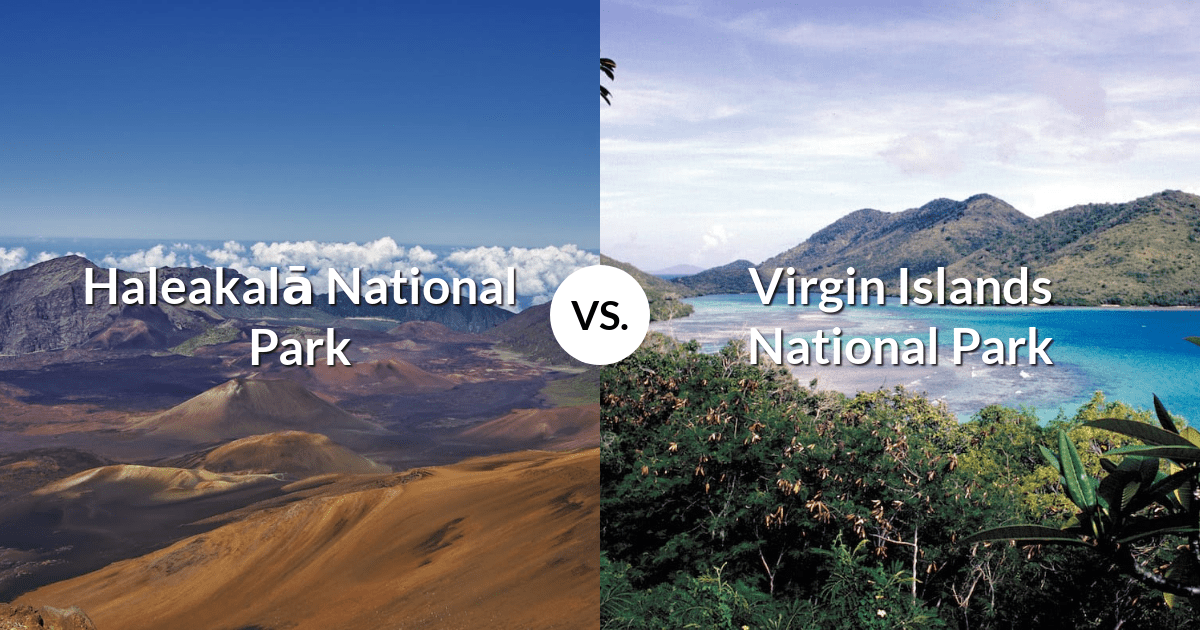 Haleakalā National Park vs Virgin Islands National Park