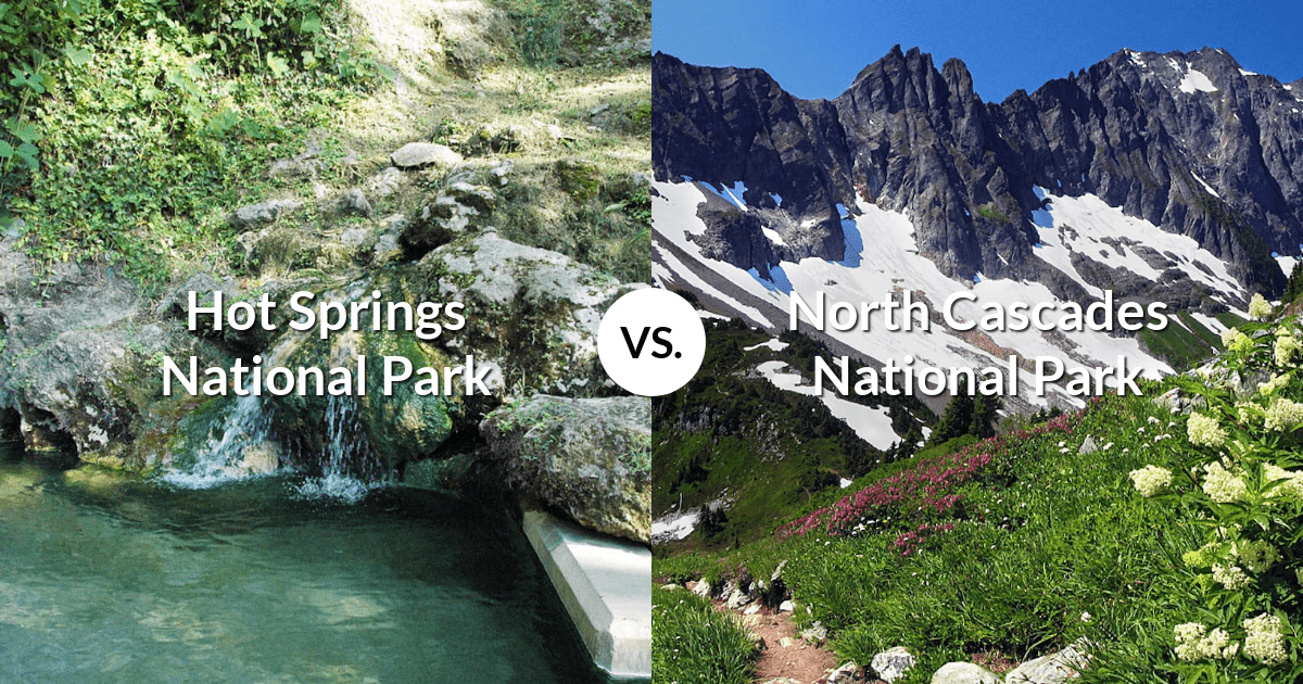 Hot Springs National Park vs North Cascades National Park