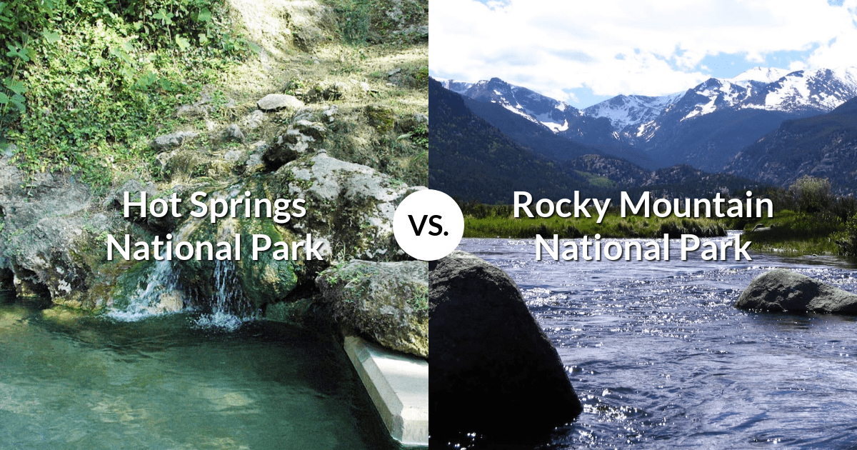 Hot Springs National Park vs Rocky Mountain National Park