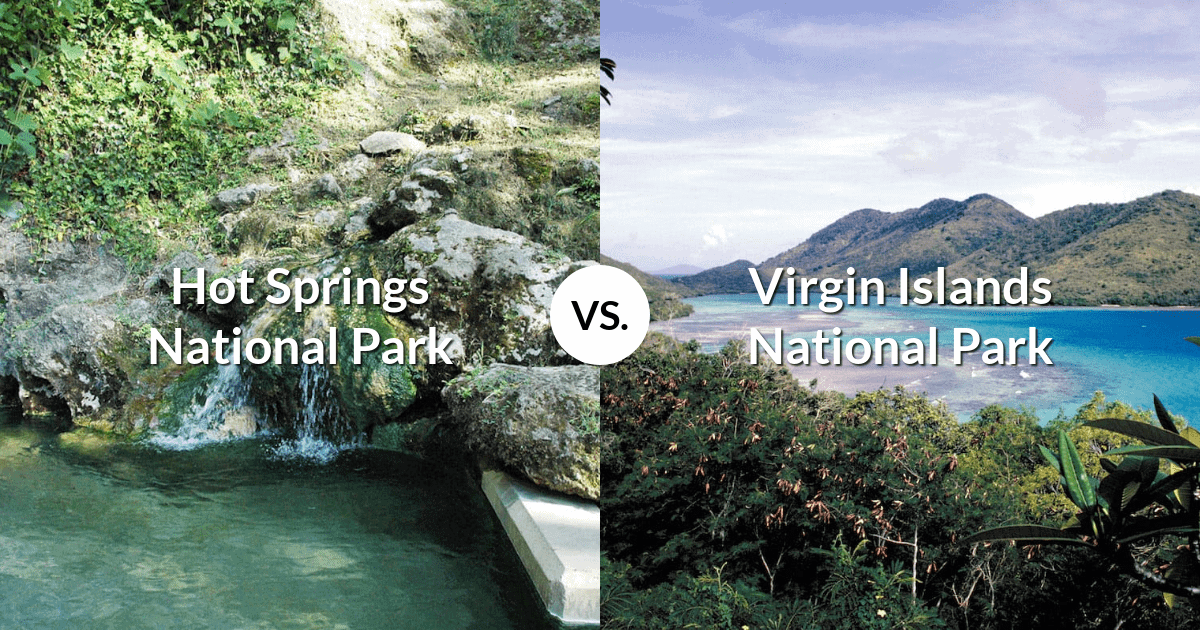Hot Springs National Park vs Virgin Islands National Park