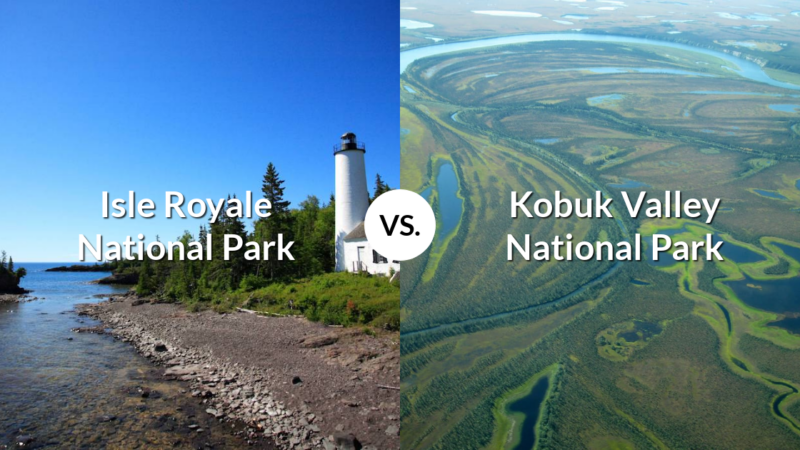 Isle Royale National Park vs Kobuk Valley National Park