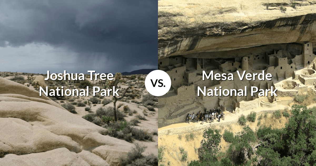 Joshua Tree National Park vs Mesa Verde National Park