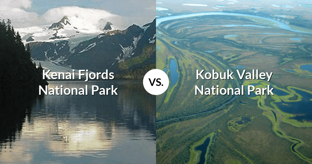 Kenai Fjords National Park vs Kobuk Valley National Park