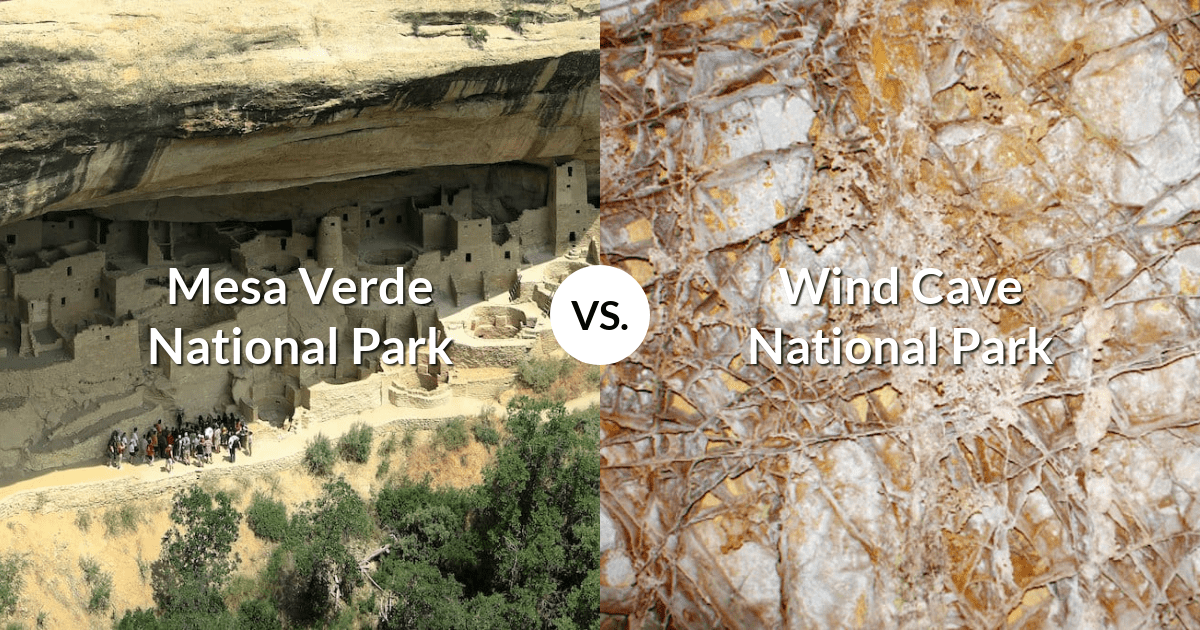 Mesa Verde National Park vs Wind Cave National Park