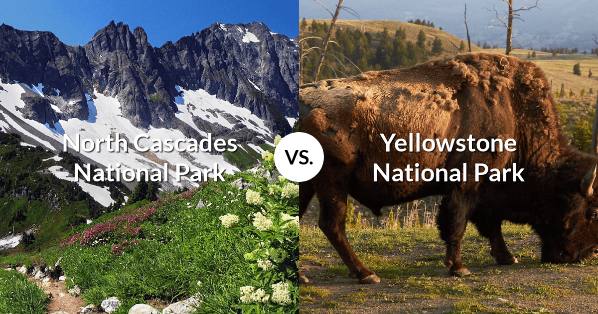 North Cascades National Park vs Yellowstone National Park