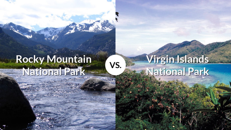 Rocky Mountain National Park vs Virgin Islands National Park