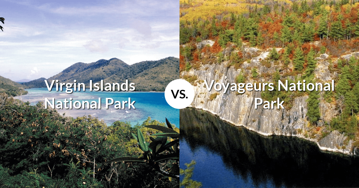 Virgin Islands National Park vs Voyageurs National Park