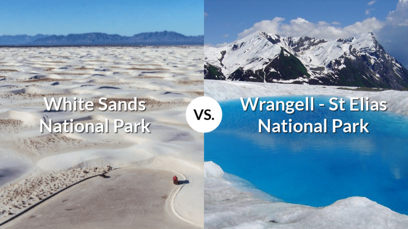 White Sands National Park vs Wrangell – St Elias National Park & Preserve